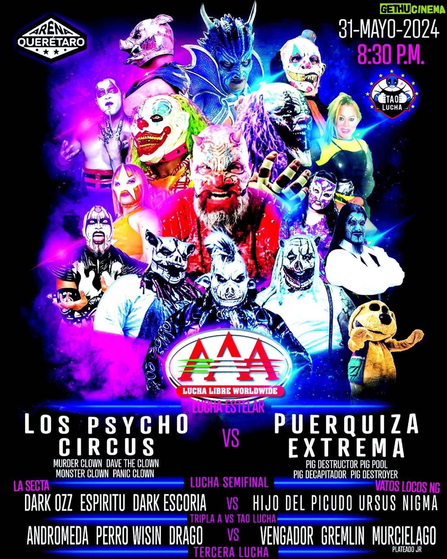 Dave The Clown - 336 Likes - HOY NOS VEMOS EN LA ARENA QUERÉTARO !!!!!! Vamos a hacer carnitas con la Puerkitza #tecargóelpayaso