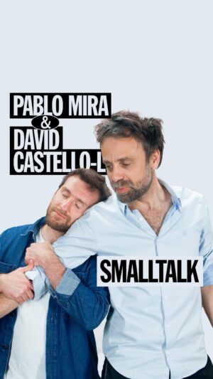 David Castello-Lopes Instagram - Aujourd'hui dans Small Talk, David Castello-Lopes reçoit son très bon ami Pablo Mira (@pabl0mira). 
Qui dit amis, dit beaucoup de doss'... Vous apprendrez que Pablo Mira s'habillait comme Luffy de One Piece, même en hiver. Vous saurez aussi que David a déjà vu son z*z* et qu'il s'est engagé (sérieusement) dans l'armée pour être parachutiste et non pour ressembler à Solid Snake dans Metal Gear Solid.

Small Talk est à voir sur Youtube et sur votre plateforme de podcasts préférée 🎙️(Lien en bio)
