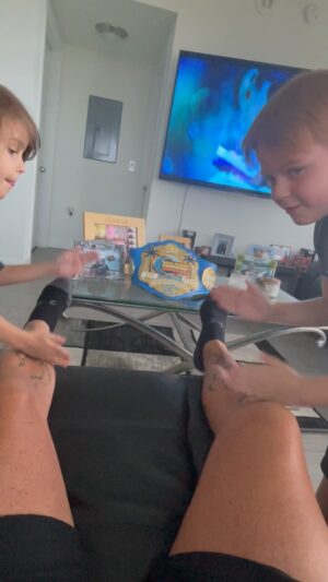 David Heath Instagram - Some tag team action breaking down!!!