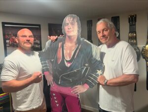 David Michael Harwood Instagram - 15 years ago, this week, the first birthday my (now wife) girlfriend and I celebrated, she bought me plane tickets to Toronto Canada to meet Bret Hart. Last night, her and my best friend, bought plane tickets for Bret Hart to come celebrate my birthday with me. 

Last night was a top 10 night in my life. Sharing my birthday with friends, family, peers, and heroes was a highlight I’ll never forget. 

I remember as a kid, walking to my friend’s house, passing a long stretch of bushes, and high fiving every leaf on the way, as if they were each a fan of mine, hoping one day that amount of people would love me. 

I remember as a kid, every single night, praying that God would allow me to become “a WWF, WCW, or ECW champion”. 

I remember as a kid having over 500 posters (no exaggeration. Ask my mom & dad @thehar075 @daxharwoodsmom) hanging on my walls and ceiling of all my favorite wrestlers in hopes of one day having a poster of my own. 

I never thought in a million years this profession would take me to this point in my life. I get A LOT of hate for loving wrestling as much as I do, but if everyone knew what it did for me along the years, they’d actually understand. 

I love my job. I love my life. I love my fans. Thank you all for everything. I hope to see you soon. 

Top Guys, out.