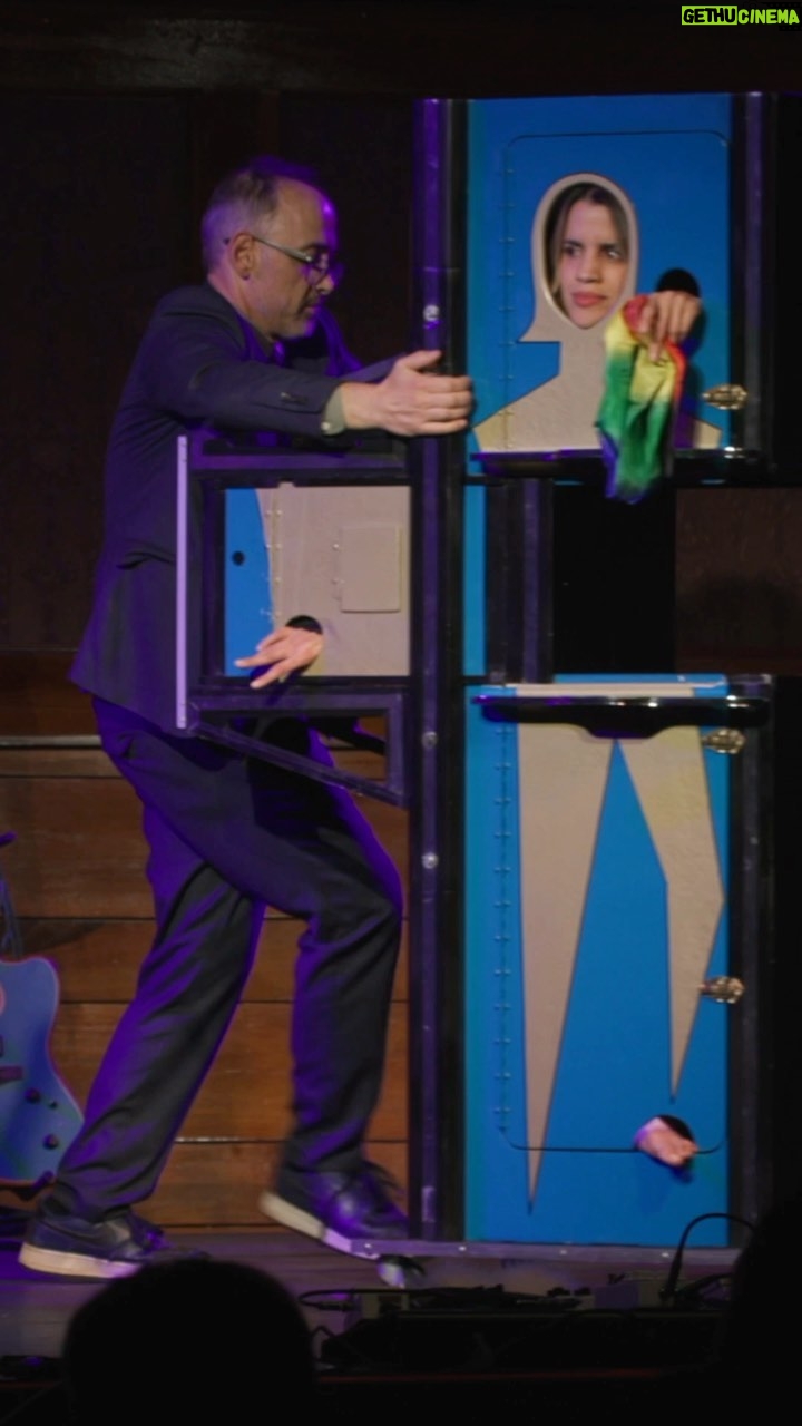 David Wain - 1.7K Likes - I got to do a big trick on a stage !! #magic #illusion #zigzag @nataliemoralesloves