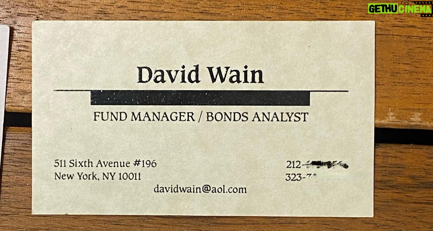 David Wain - 1.9K Likes - Found a stash of business cards from over the years. I miss this form of expression!
EDIT: For the record - Waino the Great was my real magic "handle" when I was twelve and doing birthday parties;
The Immoral Minority was the junior high school band (featuring Craig Wedren) that I "managed";
Metromusic was the DJ company my friend and I had in high school - we did dances, Bar Mitzvahs, 12-step meetings.
The rest were more, like, jokey ways to still give my real info.