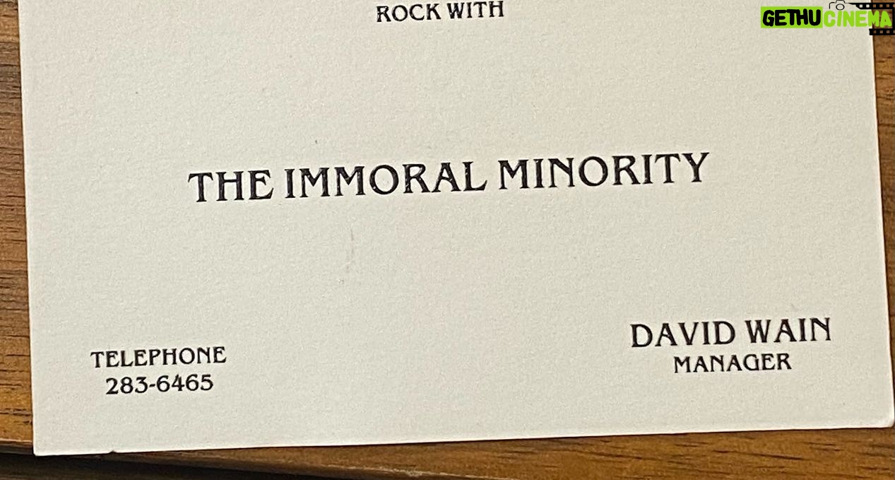 David Wain - 1.9K Likes - Found a stash of business cards from over the years. I miss this form of expression!
EDIT: For the record - Waino the Great was my real magic "handle" when I was twelve and doing birthday parties;
The Immoral Minority was the junior high school band (featuring Craig Wedren) that I "managed";
Metromusic was the DJ company my friend and I had in high school - we did dances, Bar Mitzvahs, 12-step meetings.
The rest were more, like, jokey ways to still give my real info.