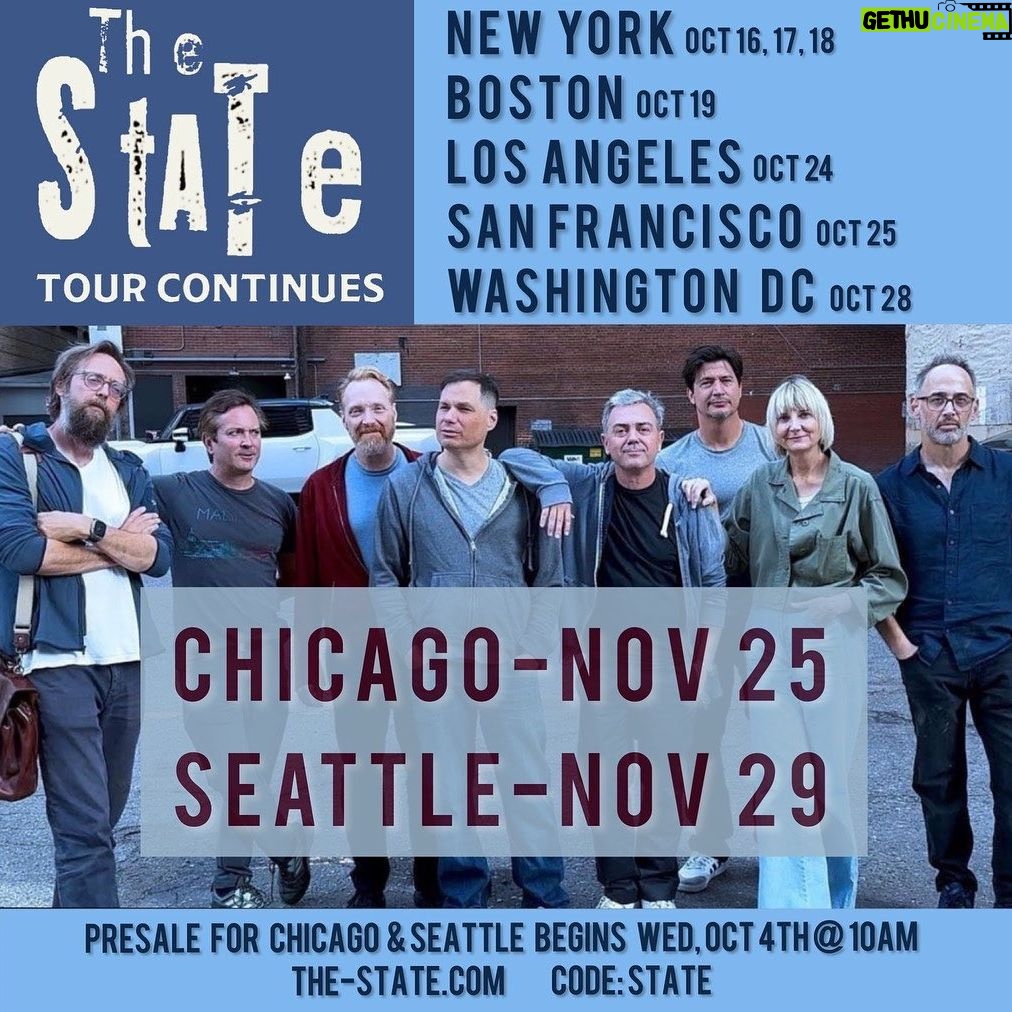 David Wain - 1.4K Likes - By popular demand #TheState will see you in Chicago and Seattle! Link in bio