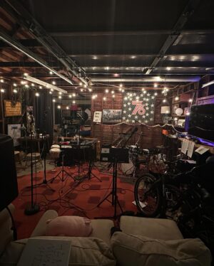 David Wain Instagram - End of an era. We moved into a house with a big old wooden garage two years ago and started having freewheeling jam sessions there, which became such an oasis of joy for me during these challenging times. Connecting with friends, playing rock and roll, singing our hearts out. And then of course from that sprouted the @madjamband - but they raised the rent so we have to move on. A new garage awaits in 2024. Meanwhile we had our last blast here other day (2nd last photo) and we’ll continue celebrating music laughs and joy at our year-end @lodgeroom blowout Dec 29th - new guests, songs and fun!