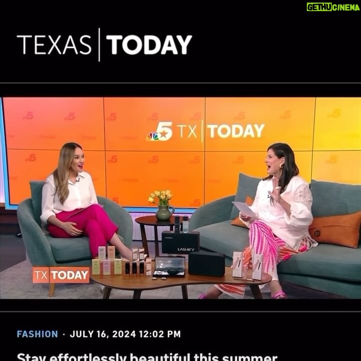 Dawn McCoy - 3 Likes - I just love this latest segment for @NBCTexasToday - No-Fuss Summer Beauty secrets!
It combines my former life as a makeup artist for 20 years - with my tv life…and it was such fun sharing some of my favorite beauty cheats & shortcuts and personal tutorial videos including must-have products from a few of my favorite brands,
@pixibeauty
@lauragellerbeauty
@lashify
@jouercosmetics
My tips are here just in time to help you look your beautiful best all summer long - and throughout the whole year!
And I’m talkin’ EASY!! Cuz we don’t have time for complicated beauty, y’all.
Thanks for having me again, @adrianalopeztv @jessica_grose @everr_huerta & my whole @nbctexastoday family!!
•
wearing @trinaturk outfit & necklace 🩷🧡
& @anntaylor shoes