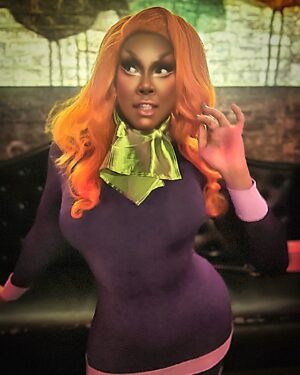 Dax ExclamationPoint Instagram - No cops at pride. Only Daphne. #daphneBlake #gayMysteries #dcPride #MysteryMachine #freakyPhantom #mysteryInc