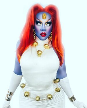 Dax ExclamationPoint Instagram - In honor of the current discourse about a certain #shapeShifter just know I can be mommy and daddy. But call me “mother” #mystique #xmen #mutantAndProud