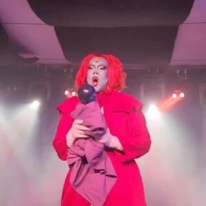 Dax ExclamationPoint Instagram - I’m your baby tonight. @homosuperior_pdx #mystique #nightcrawler #yeetTheBaby #drag #nonsense #mutantAndProud #MurderMommies