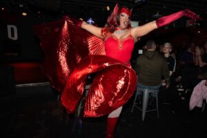 Dax ExclamationPoint Instagram - Thanks to @rosie.beret and @naughtymenagerie for having me at #rageRiot this past weekend at @dc9club ! And special thanks to @picsgimisios for photographing all the performances!! 💎💎💎💎❣️❣️❣️❣️ #drag #emmaFrost #scarletWitch #dmvDrag