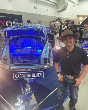 Daylon Swearingen Instagram - Carolina Blues at the Louisville, Kentucky @monsterenergy car show
 @carolinacowboyspbr 💎🚙🧊