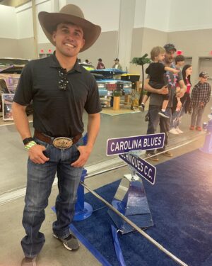 Daylon Swearingen Instagram - Carolina Blues at the Louisville, Kentucky @monsterenergy car show
 @carolinacowboyspbr 💎🚙🧊
