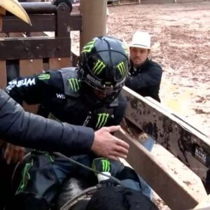 Daylon Swearingen Instagram - Got 3 rode up in Deadwood, SD. My hip is improving, working hard to build back the strength and getting back to 💯 #Blessed @monsterenergy @wrangler @americanhatco @totalfeeds @pneudart @rafterpchaps @lvcordasamericanas @ridepass @pbr @carolinacowboyspbr