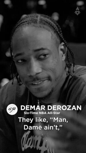 DeMar DeRozan Instagram - Life doesn’t stop when the season starts. Talking about your feelings can be an important step in dealing with and navigating change. Join @DeMar_Derozan as he hosts @damianlillard on Dinners with DeMar, a new series featuring open and honest talks about mental health and life.