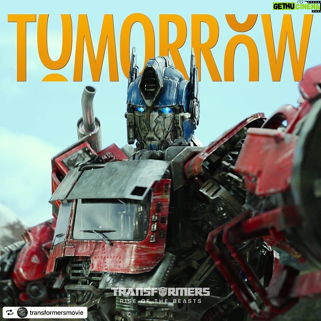 Dean Scott Vazquez - 0.9K Likes - Gear up. #Transformers: #RiseOfTheBeasts is on Digital tomorrow.
#repost from @transformersmovie
Reposted by @okreposter 🙌🏽💪🏽🔥