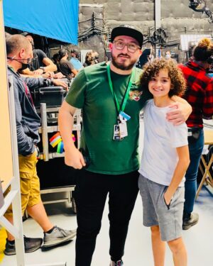 Dean Scott Vazquez Instagram - Shoutout 🗣️to my bro @beernardo_dee 🔥🙌🏽💪🏽 thank you 💥💥💥 #transformers #riseofthebeasts #transformersmovies @transformersmovie