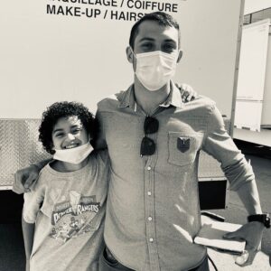 Dean Scott Vazquez Instagram - Shoutout 🗣️to the ppl Behind the scenes that are unforgettable , like my set teacher, The GOAT 🐐JACOB!!! Love you my brother !!!!🙌🏽💪🏽💥 #transformers #transformersmovie #riseofthebeasts @transformersmovie