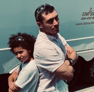 Dean Scott Vazquez Instagram - Shoutout 🗣️to the ppl Behind the scenes that are unforgettable , like my set teacher, The GOAT 🐐JACOB!!! Love you my brother !!!!🙌🏽💪🏽💥 #transformers #transformersmovie #riseofthebeasts @transformersmovie