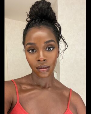 Deborah Ayorinde Instagram - UNFILTERED 

What I used:

@yslbeauty 

- NU Bare look tint (NU 17 for lightest parts of my face, Mix of NU 18 and 19 for everywhere else) 
- All Hours concealer (DW4)
- NU Lip and Cheek tint (NU Flush; on my lips, nose and cheeks)
- All Hours setting powder (Chocolat)

Lip liner: @sephora gel lip liner (molasses)