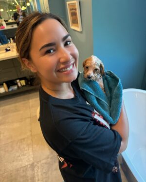 Demi Lovato Instagram - PICKLE 🥒🐶🥹