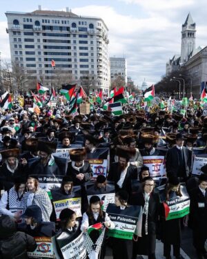 Demián Bichir Instagram - What Hamas did to the Israeli people was horrific and demands justice and so is what the Palestinian people are suffering now. The world is urging the US and our sisters and brothers of Israel to demand their leaders to stop this humanitarian catastrophe• @nytimes Thousands of demonstrators gathered and marched in Washington to call for a cease-fire in Gaza on Saturday. 

Israel’s retaliatory war against Hamas in Gaza has killed more than 23,000 Palestinians, a majority of them women and children, according to Gaza health officials.

As the death toll in Gaza has climbed, international calls for a cease-fire have mounted. Most of Gaza’s population of 2.2 million people is internally displaced, and the United Nations has warned that half the population is at risk of starvation.

Tap the link in our bio to read more. Photos by allisonbaileyphoto