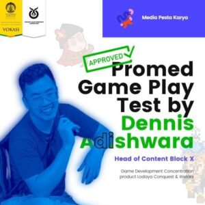 Dennis Adishwara Instagram - [Eksklusif]
Promed Game Play Test pertama kepada Dennis Adishwara dan approved 👌🌟

Lodaya Conquest dan Wetani, dua Game karya Produksi Media Vokasi UI yang memikat hati dengan petualangan epik dan tantangan yang mendebarkan. Apa kamu sudah pernah memainkannya? 🎮✨ 

#DennisAdishwaraApproved #LodayaConquest #Wetani #GameOn#vokasi #vokasikuatmenguatkanindonesia #vokasikuat #vokasiuntukindonesia #vokasihebat #vokasiuntuknegeri #vokasistandout
