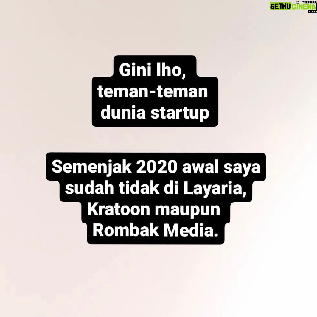 Dennis Adishwara - 1.3K Likes - Jadi gini lho…
(mohon baca sampai slide akhir)
Bye bye, kantor lama
Hello, kantor baru
Buat komunitas maupun perusahaan yang mau kerjasama bikin keseruan di MBloc Group di seluruh Indonesia, yuk kita ngobrol.
