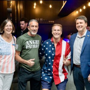 Dennis Quaid Instagram - An unforgettable night with Dennis Quaid! 🎬

We kicked off with the ‘Reagan’ movie premiere and followed it up with a Live 2-hour @pbd.podcast 

Laughter, tears, & solving world problems 😉 

#reagan #movie #PbdPodcast