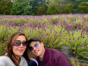 Dewi Amanda Instagram - My Husband said: I always looked for someone i could live with but ended up finding someone I can’t live without…“I LOVE YOU” Ok..i am the lucky one! ❤️😘 #dewiamanda #lavenderfarm #tasmania #australia🇦🇺❤️#sydneysider