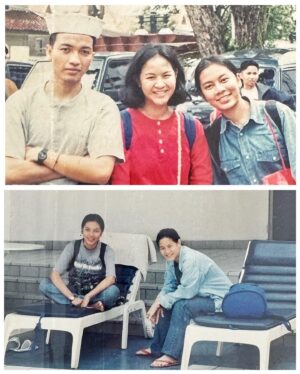 Dewi Lestari Instagram - Dear Bu @sitanursanti. Foto kita yang sekarang-sekarang rasanya tidak bisa menggambarkan betapa jauh perjalanan persahabatan kita ke belakang, karena itulah khusus hari ini, pada ulang tahunmu, aku memilih foto-foto historis kita, hingga 30 tahun lebih ke belakang.

Kenal Sita dari SMA meski kami beda sekolah, bahkan kerap bersaing di berbagai perlombaan vokal grup. Akhirnya, kami malah mencari nafkah bersama, sejak masih remaja. Mulai dari grup vokal Highlight Voices (pertama kali nyanyi dapat honor, senangnya minta ampun), penyanyi latar, hingga RSD. Sudah terlalu banyak cerita—dramatis, tragis, lucu, menyebalkan, menyenangkan—yang sudah kami lalui bersama. Sampai hari ini cerita kami terus berjalan. 

Mungkin tidak cukup sering kunyatakan hal ini, Sit. Tapi, plis jangan ada keraguan bahwa: urang nyaah pisan. Kamu sahabat yang sangat berharga. Terlalu berharga. Aku bangga dan bahagia kenal Sita. Suaramu, keberadaanmu, adalah berkat. Tidak cuma bagiku, tapi semua orang.

Memasuki usia Season 5, kudoakan segala yang terbaik buat Sita. Terus berkarya dan tambah bersinar. 

Urang stenbey diajak ngobrol or curhat apa pun. Selalu ada buat dukung Sita pokoknya! ❤️