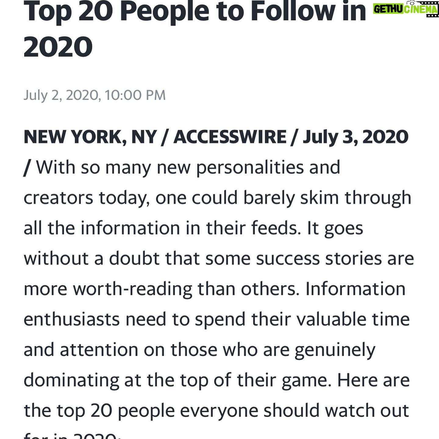 Dion Rome - 3 Likes - wow! i’m so humbled & honored to be featured in yahoo finance alongside top CEO’s as one of the “Top 20 people to Follow in 2020!” it’s been a long journey but i just wanna say thank you to all my fans for supporting me as well as being patient to await my introduction to the music industry as an OFFICIAL ARTIST! I spoke this into existence years ago as I have a lot to say & cannot wait to continue to express truth & rawness through my music.. it don’t stop here 🙏👏(link in comments)