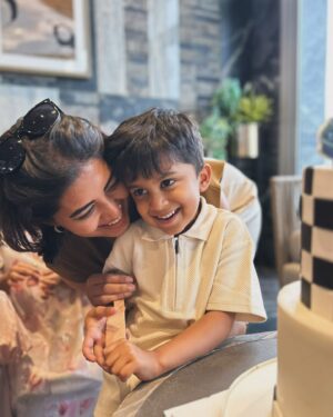 Disha Madan Instagram - Celebrated my baby boy V & my mumma @ashwinimadan yesterday!
Both big milestones! V turns 5 & mumma turns 60!

My darling V, happy birthday! I love you so much! ♥️
Continue to teach me everything I have to learn as a mum & always be my number #1. 😘 
Ma @ashwinimadan , your energy is infectious! Around you, I feel older because you have never known the word REST! Thank you for being my best cheerleader & always patting me on the back for every little thing I accomplish! 🤗♥️