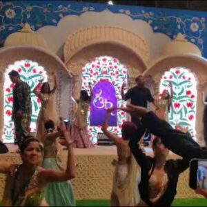 Divya Kumar Instagram - 10 days of rollercoaster with my brothers @soulfulsachin & @jigarsaraiya for the wedding of the century... Music, chants, mantras, folk and what not, an overwhelming experience 🙏.. thank you Sachin & jigar for taking me back to my old studio days and making me believe that learning will never end in this life no matter how far or big you grow... And to the whole team @romilved, @music_talentmgr, @iammadhardik for making this hectic yet a smooth coordination... Blessed to have witnessed this mega event.. thank you Ambani family for the unmatchable hospitality,  considering and making me a small part of your humungous world... Blessings to anant & radhika for a beautiful future, rise and shine always...

#divyakumar #ambaniwedding #explore
