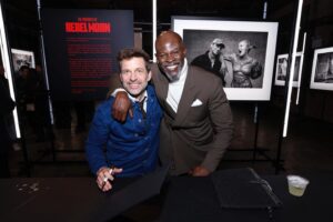 Djimon Hounsou Instagram - Reunited with this incredible cast and crew last week to celebrate Rebel Moon Part 2: The Scargiver 🙏🏿 Coming to Netflix April 19.

Styling by @cheryl_konteh