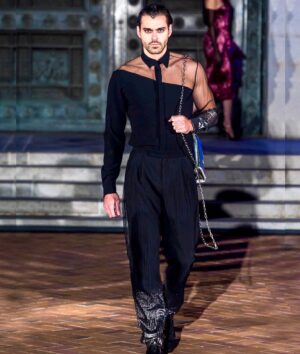 Dmitry Sholokhov Instagram - ☯️🖤 #dmitrysholokhov #design #runway #vision #style #mensfashion #designer #art #shop #artist #model #inspiration #trend #cool #newyork #la #paris