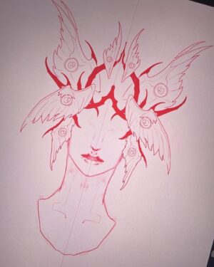 Dollya Black Instagram - 👁️👁️👁️Be not afraid 👁️👁️👁️
Earlier this year, I received a beautiful addition to my back tattoo from my friend, Gray. While cutting out the stencils for the tattoo, I was inspired to create a headpiece. Shoutout to @especimengris @especimenscythe for designing this headpiece for me. Everything you see, minus the garment, was made from EVA foam. I took the headpiece and deconstructed it to make a belt, choker, and panel down the front of my costume. I hand sculpted the eyes out of EVA Foam Clay. The wings were purchased, but painted/aged by me. I cannot express how much fun it was to take a design from my friend and bring it to life in this way. Collaborating as artists can be so rewarding. Thank you Gray for continuously inspiring me with your art. If you are in Los Angeles and need any tattoo work, please hit up @especimengris 💚
Thank you @epsuncitypride for having me this last weekend and giving me a platform to share this look.
Headpiece design: @especimengris @especimenscythe 
Wings: @lamurflowerswings painted by me
Eyes: Hand sculpted by me with the help of @venusenvydrag and @jrbryant101