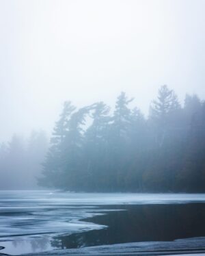 Dominic Arpin Instagram - J’ai commencé à écouter de la musique lorsque je pars faire de la photographie. Ça m’inspire et ça m’aide à m’imprégner encore plus des paysages autour. Ce matin, alors que je marchais dans le brouillard au lac Fraser en Estrie, c’est le piano d’Alexandra Streliski qui m’accompagnait. La trame sonore parfaite pour cette ambiance vaporeuse! 💙