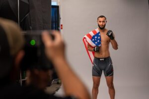 Dominick Reyes Instagram - Proud to be an American on our day of independence! It has always been a dream of mine to represent our flag in international competition. I can proudly say I’ve done it with honor and integrity. I hope one day that same honor and integrity returns to our government. I love this country but the “leaders” are nothing to be proud of. That being said, enjoy this Day of independence, and remember we are free because we fought back! Let the bombs burst in air and know our flag is still there. 
#usa #independenceday #bbq #family #fun #freedom