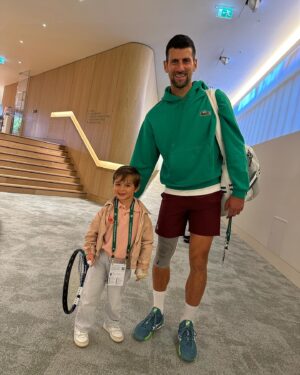 Dominika Cibulková Instagram - Day 3 at the @wimbledon 🍓🫶🏻 Jakubko exploring Wimby is my new fav thing 🥹