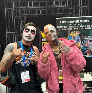 Donovan Danhausen Instagram - Danhausen saw many friend at SDCC (and enemy)