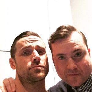 Dylan Bruce Instagram - #wondercon #orphanblack #ponnie @bonnycastle @orphanblacktv