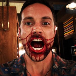 Dylan Bruce Instagram - BTS pic of me post “lunch” on @nbcmidnightexas this season. 
Watch tonight 9pm @NBC. This season is soooooooooo good!!!! #midnighttexas