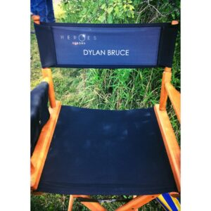 Dylan Bruce Instagram - Another fun day on #heroesreborn. As you can tell by my chair, it got a little dusty.
