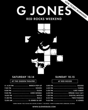 EPROM Instagram - Playing a 360° VAULT set this Sunday at Red Rocks to support the homie @gjonesbass alongside an insanely stacked lineup.
