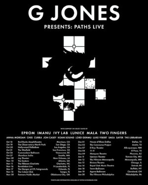 EPROM Instagram - Debuting my Syntheism Live set in LA, SF, & SD alongside my brother G Jones this fall. Tickets on sale Friday.