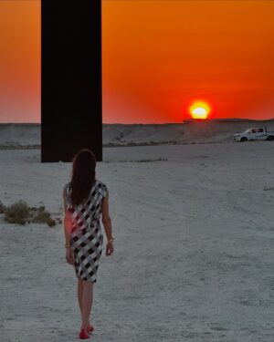 Ece Sükan Instagram - East-West / West-East 
#RichardSerra 
#Doha