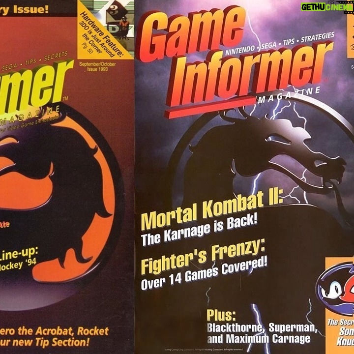 Ed Boon - 3.1K Likes - RIP GAME INFORMER
I know I'm late here, but Game Informer was one of those magazines that getting on the cover of, was a big deal. They always went that extra mile, putting so much more thought & insight into their stories. Always a great read from front to back.
We've been lucky enough to be featured on their cover a few times.
They were a huge part of the game industry and will definitely be missed