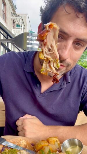 Ed Weeks Instagram - Montreal 🇨🇦 part 2! It’s been… a lot #WeeksEats
.
@buvettechezsimone #roastchicken #chicken #bistro #poutine #aujus #potatoes #smokedmeat #winebar #plateau #plateaumontroyal #montréal #montreal #mtl #quebectravelers #mtllife #explorecanada #canada #canadatravel #foodreview #foodporn #instafood