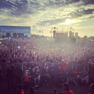 Eduardo 'Lalo' Ibeas Instagram - Muchas gracias REC, estuvo increíble.  Muy energético y multitudinario , se pasaron !! Lo pasamos genial 🤟🤟🤟