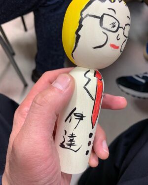 Eiko Kano Instagram - 宮城県松島で「こけし」作った。伊達こけし、お店に預けてあるので、次に行ったら富澤さんの作ろっと。。